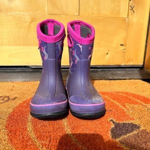 Bogs unicorn theme girls size 9